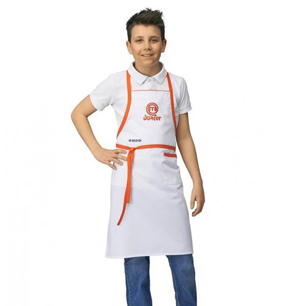 GREMBIULE MASTERCHEF JUNIOR BIANCO