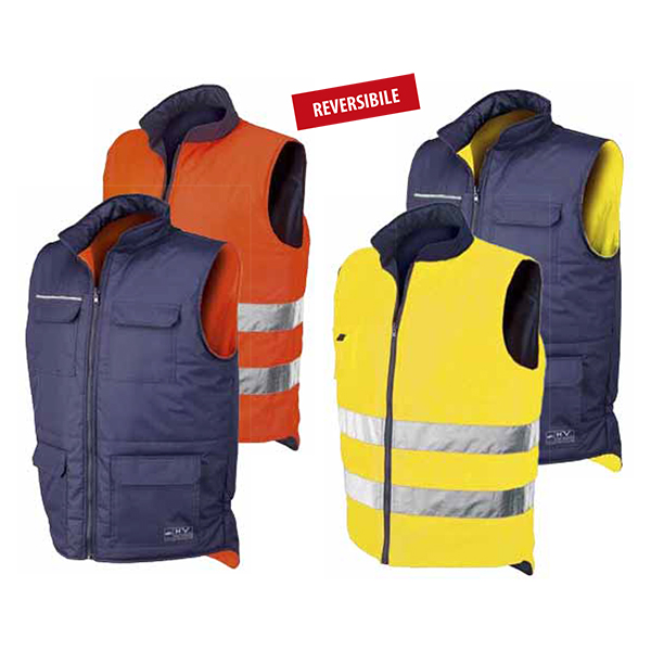 REVERSE - Gilet alta visibilità reversibile